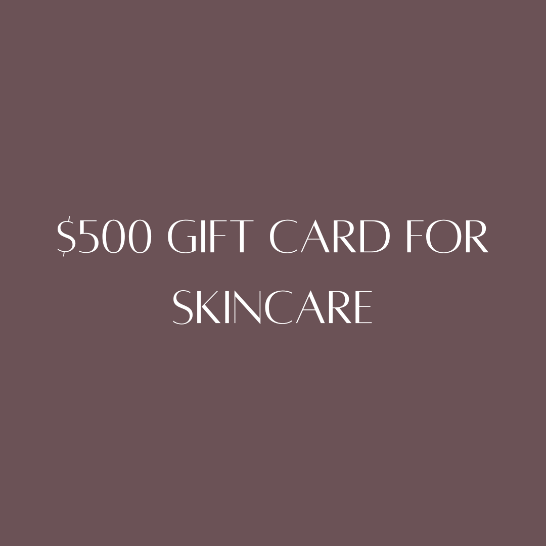 $500 Gift Card For Skincare