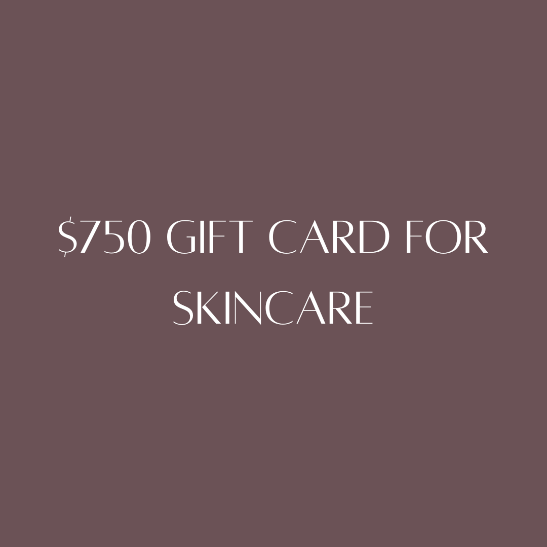 $750 Gift Card For Skincare